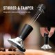 thumbnail image 2 of 2 en 1 53,3 Mm Espresso Tamper & WDT Tool, Tamper de Café con Agitador, Herramienta de Prensado de Espresso de Acero Inoxidable (Negro), 2 of 7