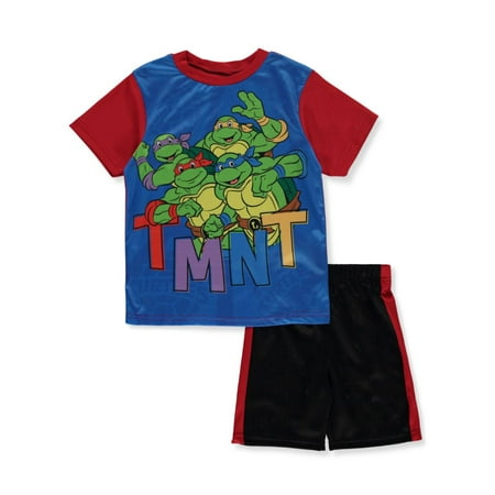 

Teenage Mutant Ninja Turtles Boys 2-Piece Shorts Set Outfit - blue/multi 2t (Toddler)