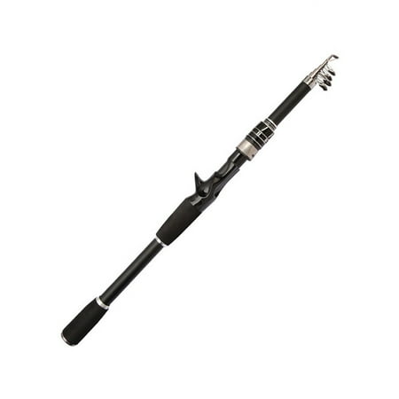 1.8M-2.4M Telescopic Short Section Fishing Rod Easy To Carry Spinner/Cast Guns Handle 1.8M