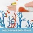 thumbnail image 6 of Kitchen Mat 2 PCS, Anti Fatigue Kitchen Mats for Floor, Waterproof Non Slip Kitchen Rugs, Cushioned Foam Standing Mat for Laundry, Sink, Oven, Desk, Office (White), 6 of 6