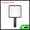 Black, variant on Unique Bargains 1pc Portable Square Handheld Mirror for Personal Grooming White Large