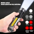 thumbnail image 4 of COFEST USB Rechargeable LED Flashlight with 7 Light Modes, Watertight Outdoor Handheld Work Light, Portable LED Flashlight with 90 Degree Rotation, High Lumens Camping Flashlight with COB Sidelight., 4 of 8