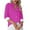 Hot Pink, variant on GigrtiJin Womens Button down Shirts Long Sleeves Solid Color Casual Collared Blouses Fashion Loose Comfy Tops