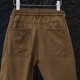 thumbnail image 3 of Pantalones largos para hombre, para exteriores, impermeables, a la moda, lisos, informales, con cintura elástica y bolsillos, pantalones cargo para hombre., 3 of 8