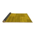 thumbnail image 2 of Ahgly Company Indoor Round Abstract Yellow Modern Area Rugs, 3' Round, 2 of 4