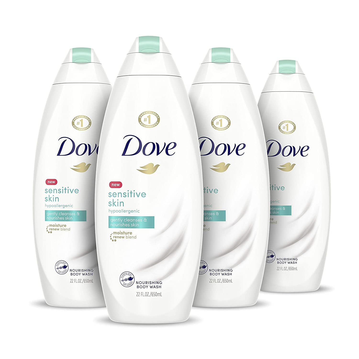 Dove Body Wash Hypoallergenic and Sulfate Free Sensitive Skin