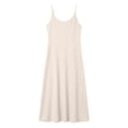 thumbnail image 2 of Women Summer Dresses Pleated Maxi Dresss Sleeveless Spaghetti Strap V Neck Beach Vacation Long Flowy Sundress White, 2 of 7