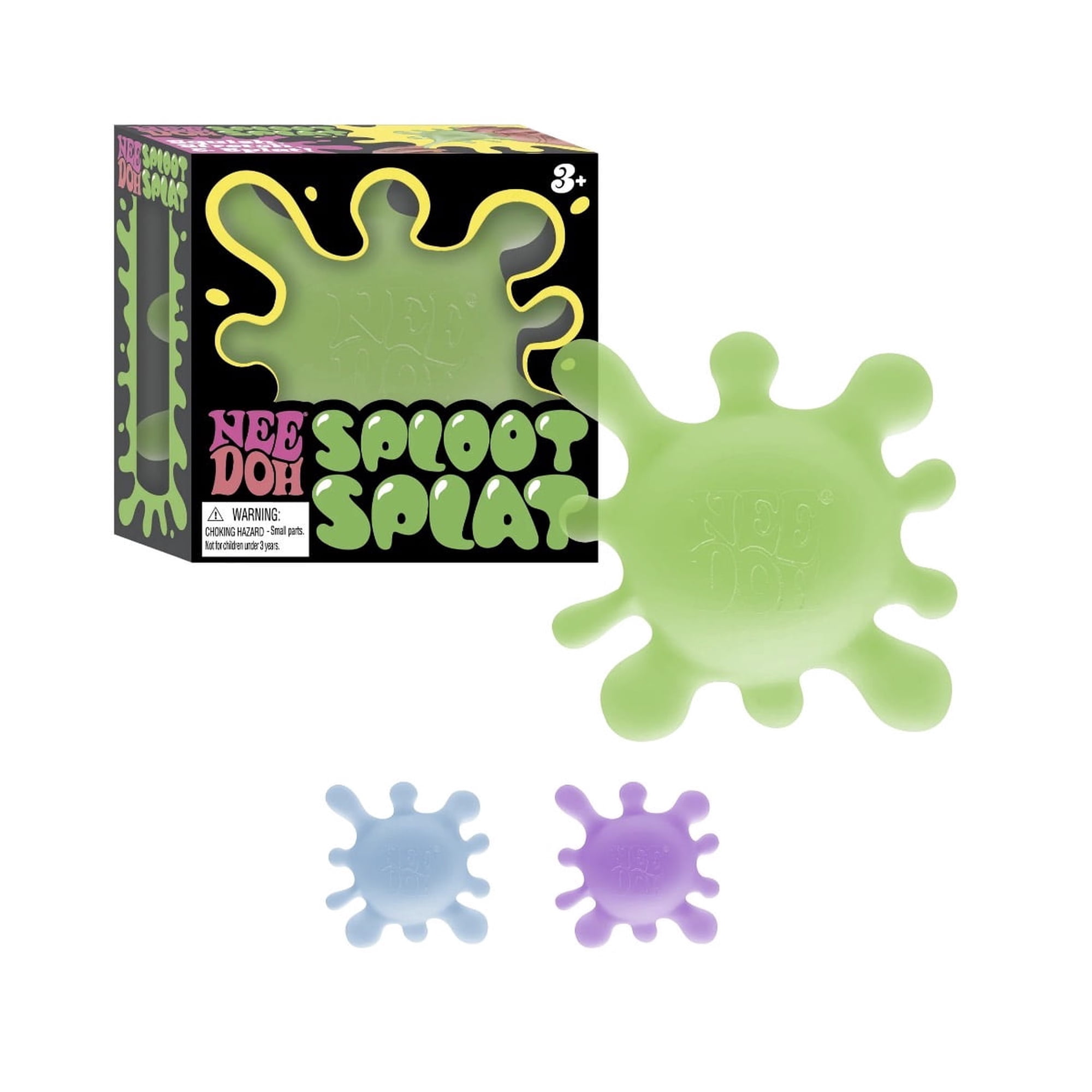 NEE DOH SPLOOT FIDGET SPLAT, 1 RANDOM MASSAGE STRESS RELIEF BALL -ONE PIECE