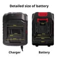 thumbnail image 3 of Single Port Rapid Charger Base, Fast Charger for 18 21V Lithium-Ion Battery, 3 of 8