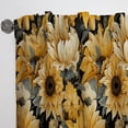 thumbnail image 4 of Designart "Sunny Rustic Sunflower Field I" Floral Room Darkening Curtain Single Panel, 4 of 6