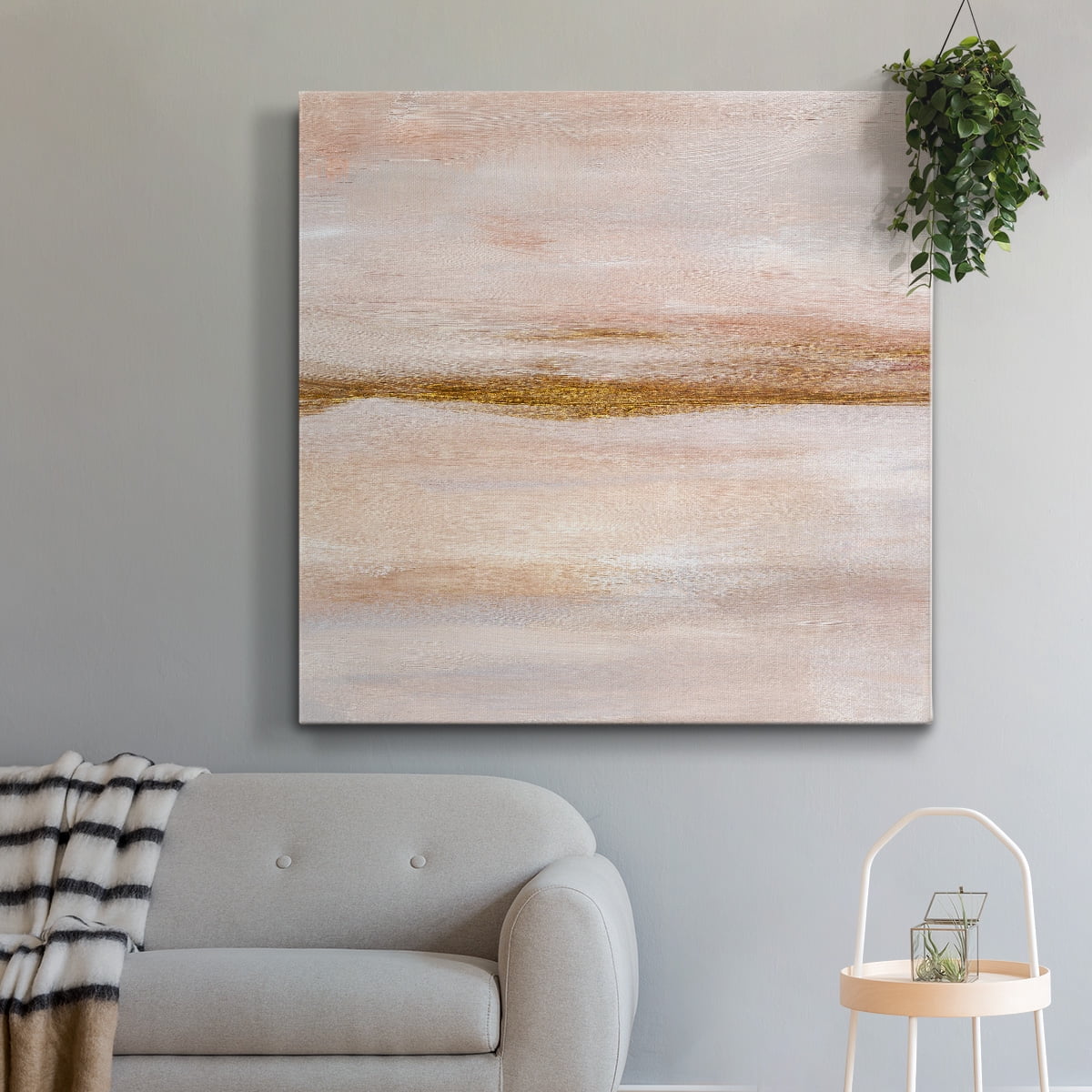 Wexford Home Golden Horizon I-Premium Gallery Wrapped Canvas, 32" x 32" - Ready to Hang