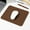 Coffee, variant on Mouse Pad, Small PU Leather Mousepad, Computer Mouse Mat with Non-Slip Suede Base for Gaming, Desk, Wireless, Laptop, Travel, Office (9.8" x 8.3")