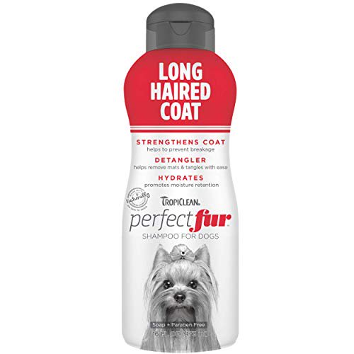 TropiClean PerfectFur Long Haired Coat Shampoo for Dogs, 16oz Use