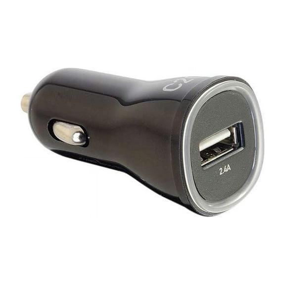 C2G 21068 1-Port USB Car Charger, 2.4A Output