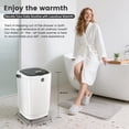 thumbnail image 4 of 22L Towel Warmer Bucket 450W Fast Heating,Towel Warmer with 15/30/45/60min Timer Settings & Led Display for Bathroom/ Spa/ Home Use, Fits Up to Two 70"X80" Oversized Bathrobe, Gray, 4 of 9