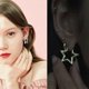 thumbnail image 4 of Pendientes ALEXCRAFT con forma de estrella de plata de ley para mujer, 4 of 7
