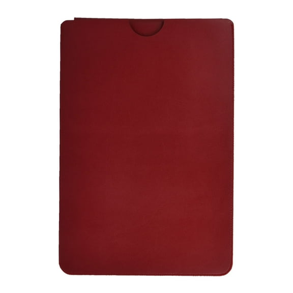 PC Computer PU Leather Case Cover Laptop Sleeve Carmine for Macbook Air 13 Inch