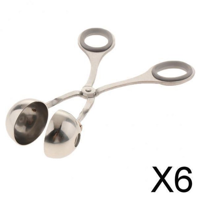 Pinzas para hacer albóndigas Soledad Acero inoxidable S 6 piezas