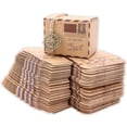 thumbnail image 1 of Caja de dulces de papel Kraft de 100 piezas, 1 of 3