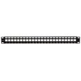 thumbnail image 1 of 24 port, 19" Keystone (Blanks, 1U) Universal Patch Panel, 1 of 1