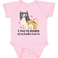 thumbnail image 3 of Inktastic I Love My Grandma Loves Me Cat Boys or Girls Baby Bodysuit, 3 of 5