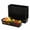 Black, variant on Stcellnmex Black 3 Pack Slim Plastic Storage Baskets, 10.25 x 3.25 x 2.5 Inch Narrow Stackable Drawer Organizer Trays for Desk, Cabinet, Garage