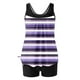 thumbnail image 5 of Trajes de baño tankini para mujer Trajes de baño de dos piezas con espalda de tiras y estampado conservador para mujer Traje de baño de dos piezas para mujer, 5 of 5