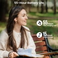 thumbnail image 4 of TOZO T12 (Compact Ergonomic Edition) Wireless Earbuds Bluetooth 5.3 Headphones, Call ENC Noise Cancelling Mic, 55Hrs Playtime App Customize EQ IPX8 Waterproof LED Digital Display Premium Sound Headset, 4 of 5