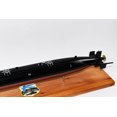 thumbnail image 4 of USS Hawkbill SSN-666 Submarine Model, US Navy, Scale Model, Mahogany, Sturgeon Class, 4 of 5