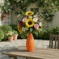 thumbnail image 6 of Trenleigh Ceramic Textured Tall Vases, 6 of 9