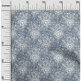 thumbnail image 1 of oneOone Cotton Silk Navy Blue Fabric Floral Mandala Sewing Fabric By The Yard Printed Diy Clothing Sewing Supplies 42 Inch Wide, 1 of 4