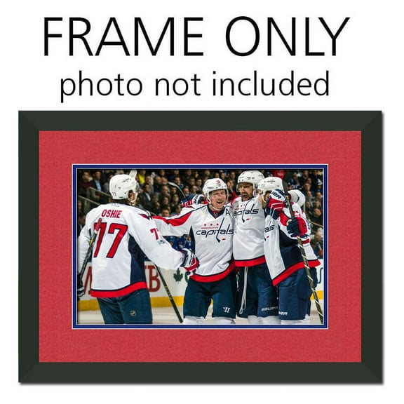 5x7 Photo Frame - with Washington Capitals Colors Double Mat