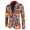 thumbnail image 4 of toraway Ensemble de Costumes pour Hommes Mode Décontractée Boucle Imprimée Simple Mode Douce Travail Formel Chaud Hauts Doux TTG, 4 of 4