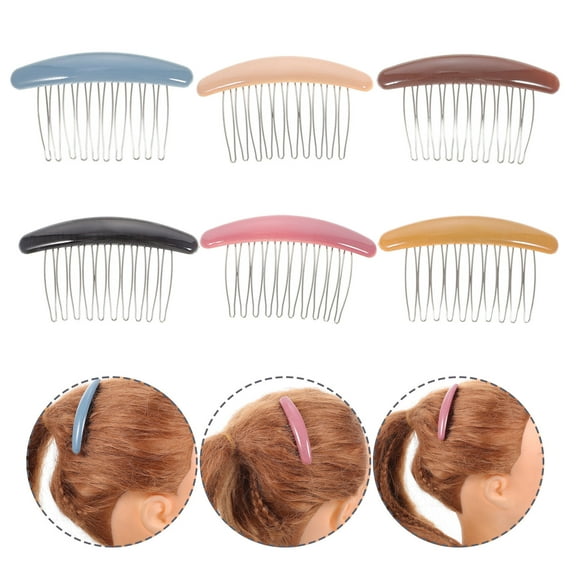 Topbathy 6Pcs Vintage Hair Combs Securely Holds Hairstyles Chic Hair Accessories for Women