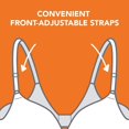 thumbnail image 3 of Women's Warner's 1269 Cloud 9 Wire Free Contour Bra (Graphite Gray 36C), 3 of 8