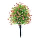 thumbnail image 5 of Árbol topiario artificial para exteriores, plantas artificiales con estacas de tierra, arbustos con Rojo, 5 of 9