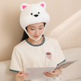 thumbnail image 4 of Jiibva Winter Pet Hat for White Terrier Dogs Fuzzy Ear Covering Warm Thermal Hat Comfortable Outdoor Accessory Quick Release Dog Hat for Daily Walks, 4 of 7
