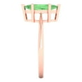 thumbnail image 3 of 1.5 ct Marquise Cut Simulated Green Diamond Solitaire 14K Rose Gold Womens Engagement Ring, 3 of 5
