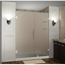 Aston Sdr990f-66-10 Nautis Gs 66" Wide X 72" High Frameless Hinged Shower Door - Stainless