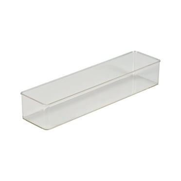 Simplify Long Narrow Drawer Organizer, 3" x 12", Clear