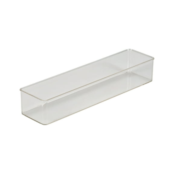 Simplify Long Narrow Drawer Organizer, 3" x 12", Clear