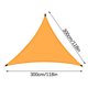 thumbnail image 5 of Pantalla de tela de tela de toldo de sombra beige triangular, permeable al agua y resistente a los rayos UV, resistente, cochera para exteriores Wmkox1068yii hfskjfh1061, 5 of 5