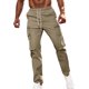 thumbnail image 1 of Pantalones cargo para hombre: pantalones de chándal holgados con cordón y bolsillos, pantalones para actividades al aire libre, 1 of 8