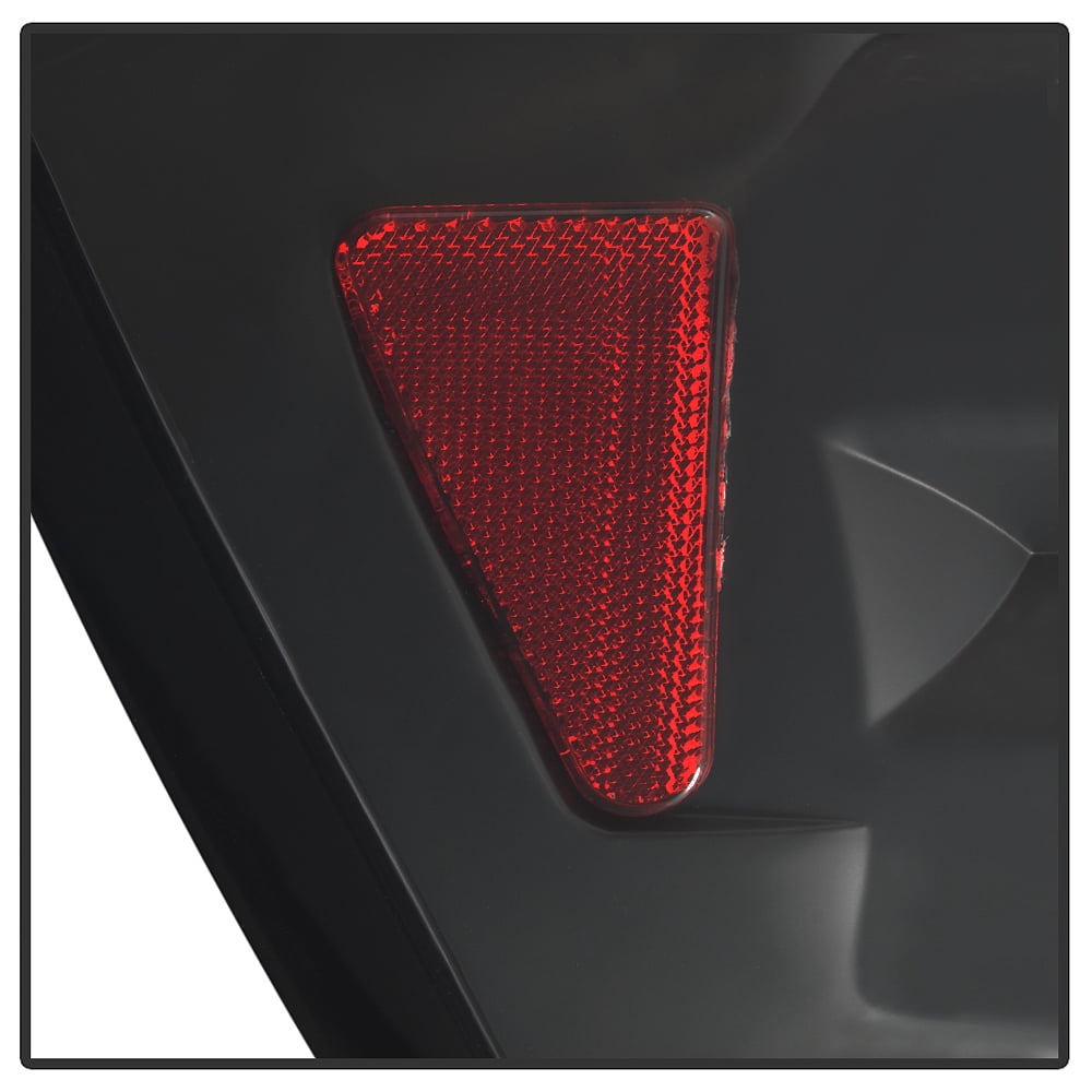 AKKON - For 02-06 Chevy Avalanche Pickup GMT800 Rear Black Tail Lights Brake Lamps Taillamps Replacement