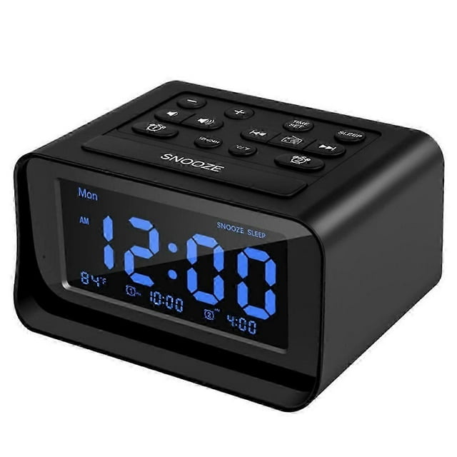 Colorful Digital Alarm Clock, Daylight Savings Time Adjustment, USB Charging, for Vibrant Bedroom Ambiance