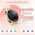 thumbnail image 3 of Jelloo Smart Watches for Women, Fashionable Look Ladies Watch with Bluetooth Calls, Fitness Trackers Smartwatch with Step Counter Message Reminder, for iOS Android, 3 of 7