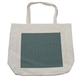thumbnail image 1 of Geometric Shopping Bag, Entwined Nested Vertical Square Pattern Chevron Abstract Art Print, Eco-Friendly Reusable Bag for Groceries Beach and More, 15.5" X 14.5", Cream, by Ambesonne, 1 of 2