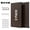Dark Walnut, variant on Amsleekey 47.2" Wood Slat Acoustic Panels, 4-Piece Acoustic Wood Slat Wall Panels, 3D Textured Decor, Black