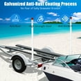 thumbnail image 3 of GloryStar Universal Fit Adjustable Boat Trailer Guide Poles, 2PCS Galvanized Steel with PVC Covers, Suitable for Ski, Fishing, and Sailboats, Simple Installation and Loading, 3 of 7