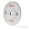 thumbnail image 3 of Sunny Health & Fitness discos de peso olímpicos de goma Elite de 2 pulgadas, de 10 a 55 libras., 3 of 3